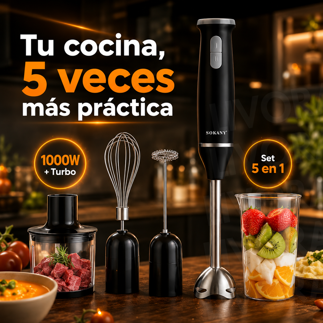 MULTIFUNCIONAL SOKANY 5 EN 1