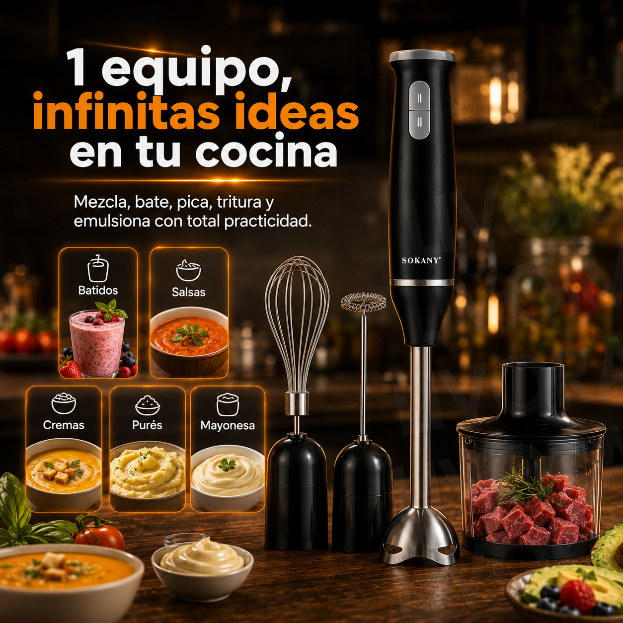 MULTIFUNCIONAL SOKANY 5 EN 1