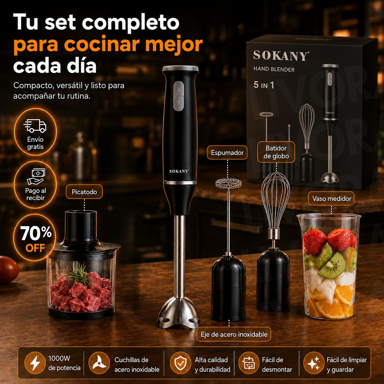 MULTIFUNCIONAL SOKANY 5 EN 1